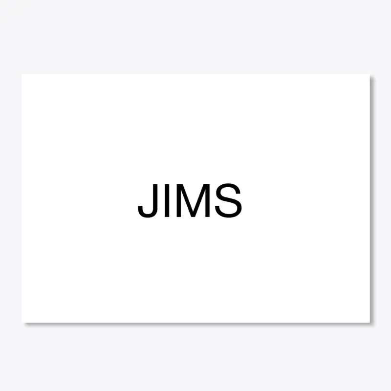 JIMS BLACK STICKER